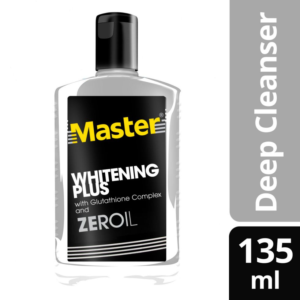 Master Deep Cleanser Whitening Plus With Glutathione Complex And Zeroil ...