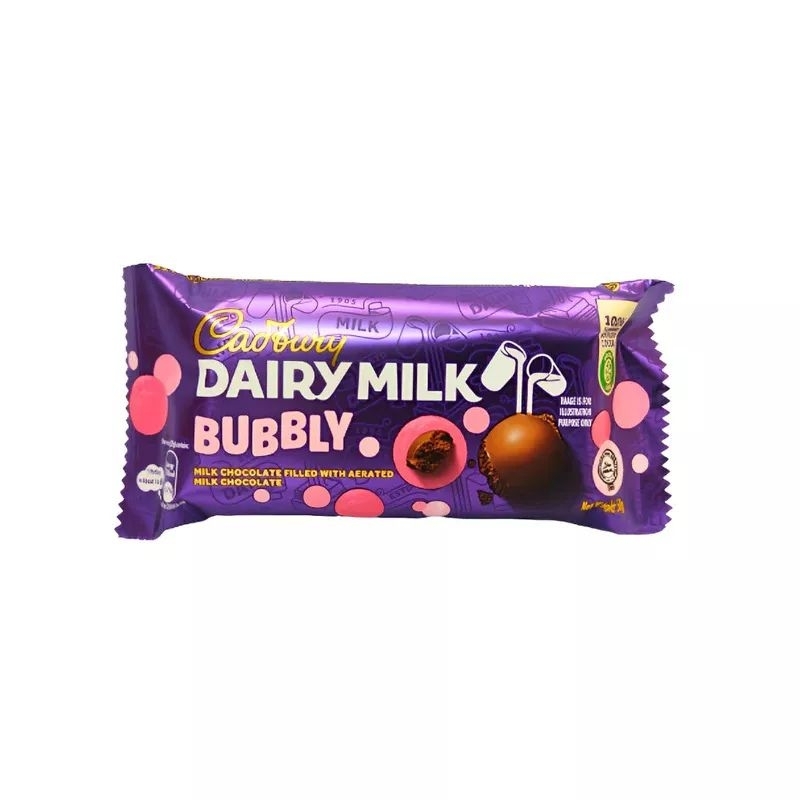 Cadbury Dairy Milk Bubbly 50g Shopee Philippines