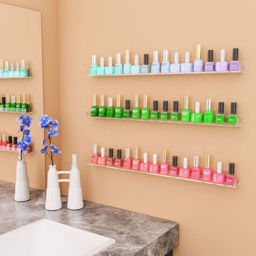 Nail polish display rack multi-layer transparent storage rack display ...