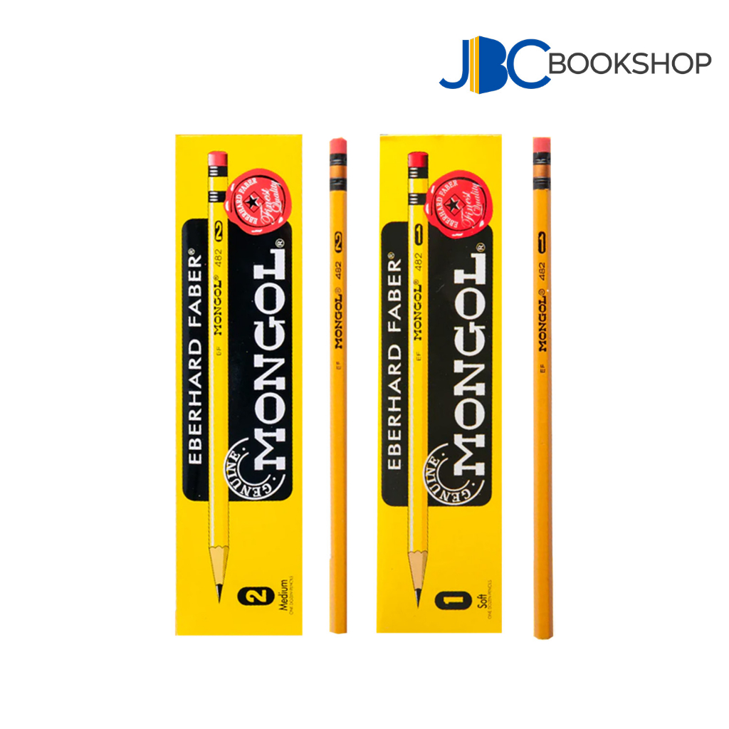 Mongol Pencil Regular No. 1 or 2 (12pcs/box) | Shopee Philippines