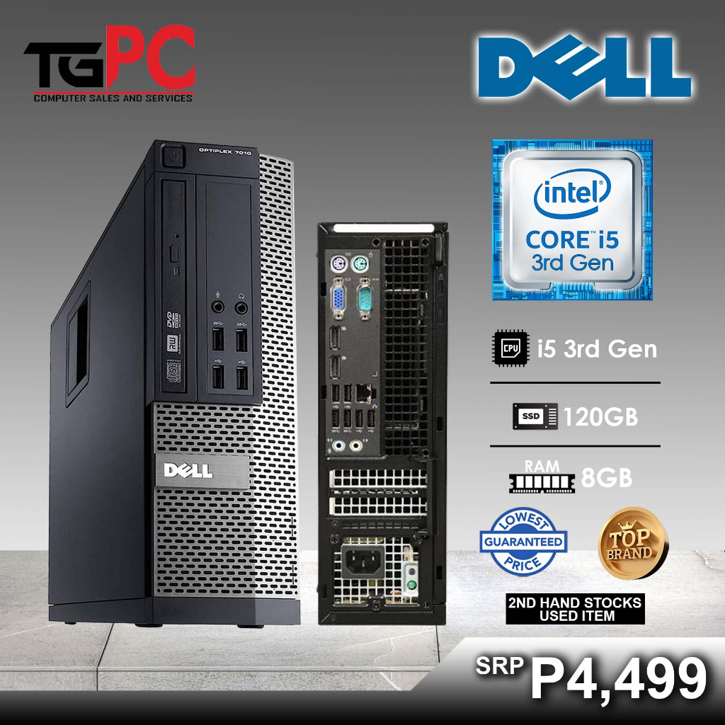 Dell OptiPlex 7010-SFF i3 3rd Gen and i5 3rd Gen | Shopee Philippines