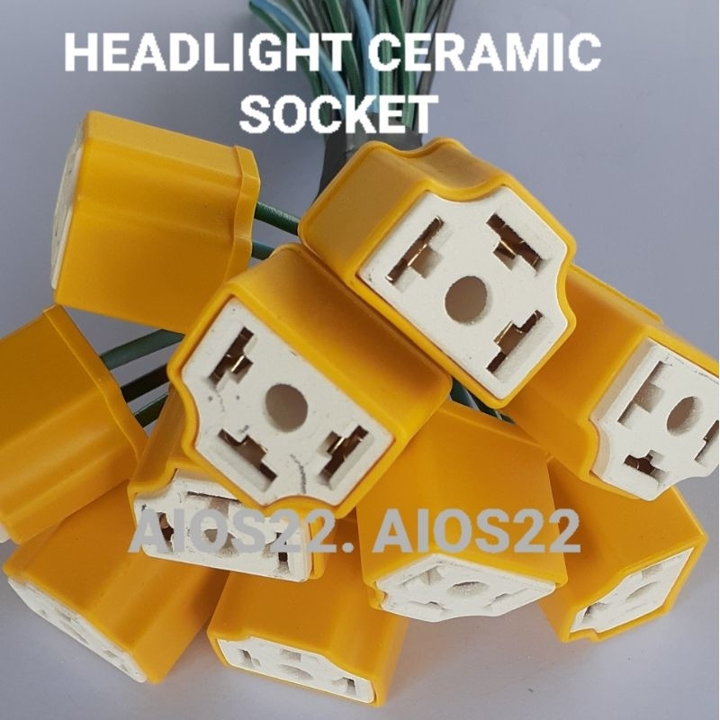 HEADLIGHT CERAMIC SOCKET H4 HEAVY DUTY AUTHENTIC | Shopee Philippines