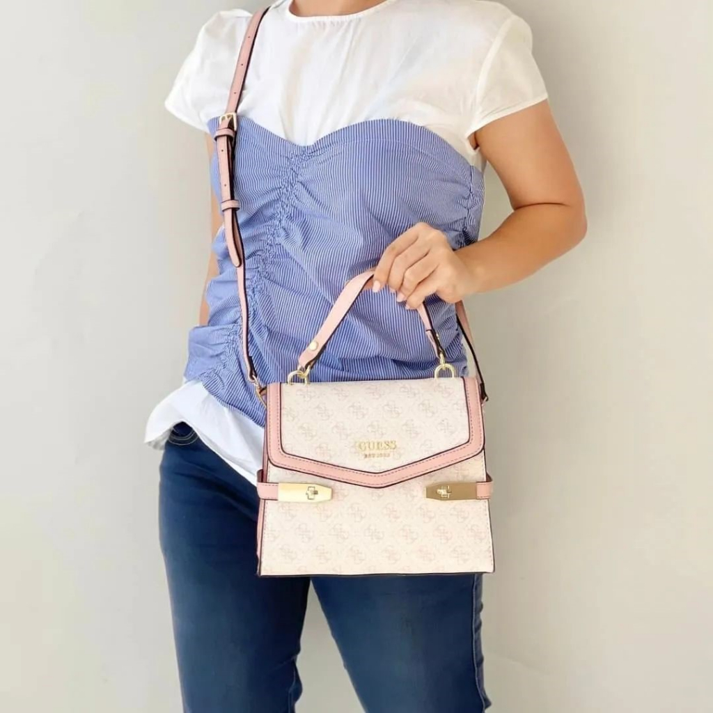 Gue Ss Zadie Logo Top Handle Bag Shopee Philippines