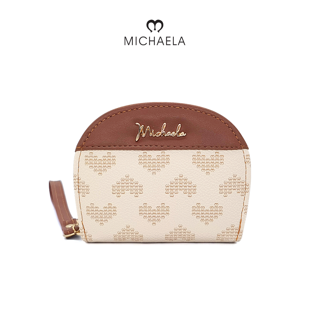Chalqin Women's PU Leather Wallet With Coin Pocket & Card Slots - Giraffe Print, White