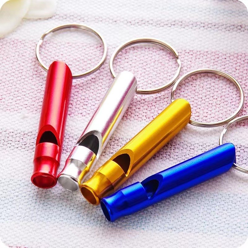 COD DVX Small & Large Aluminum Metal Whistle Tube Keychain Emergency ...