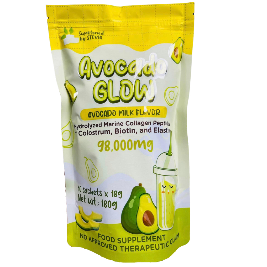 BMRS AVOCADO GLOW HYDROLYZED MARINE COLLAGEN PEPTIDES GLUTATHIONE