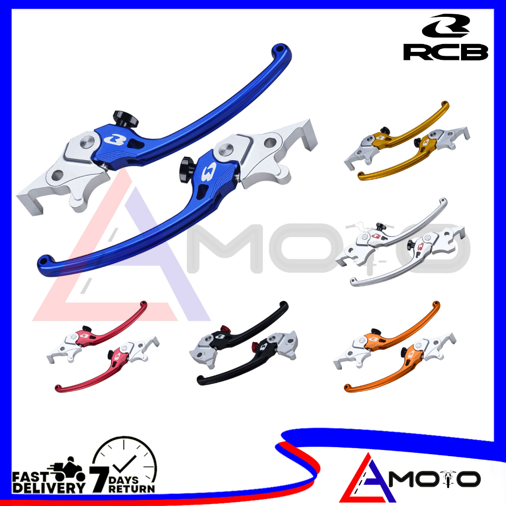 (PAIR) RCB S3 SERIES BRAKE LEVER ALLOY SET NMAX / AEROX V2 / MIO I 125