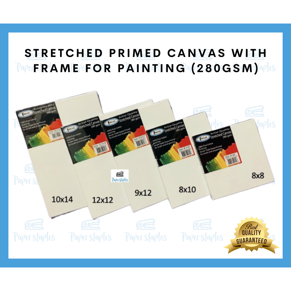 8x10] Focus Stretched Canvas (280gsm)