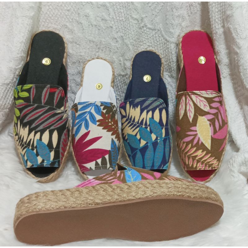 1 inches Platform Flower opentoe Made in Liliw | Shopee Philippines