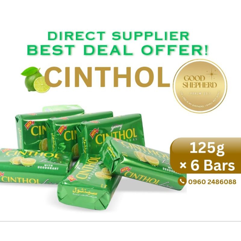 Cinthol Lime Soap 125g X 6PCS BEST PRICE