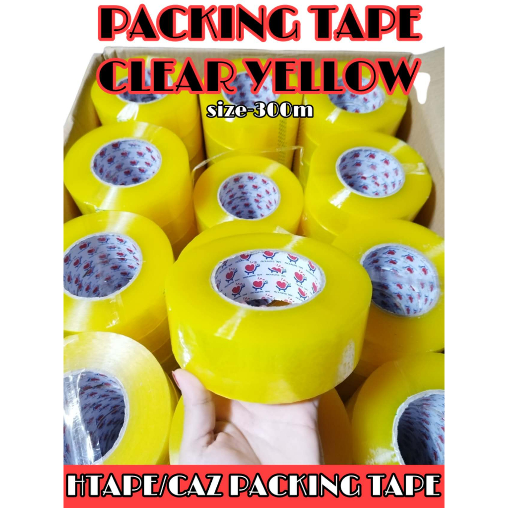 Packaging Tape Clear/TAN/CLEAR YELLOW Strong Adhesive Big Roll Packing