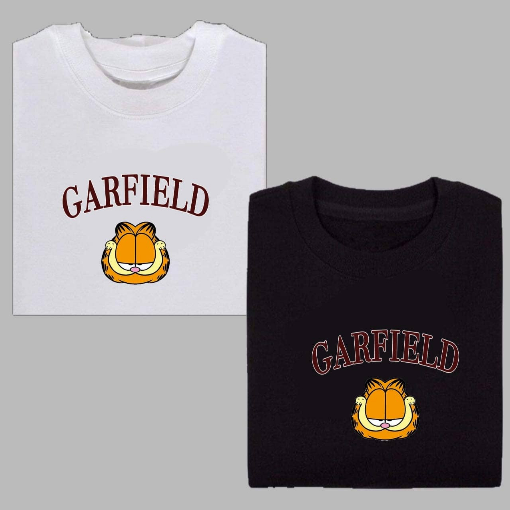 popfunk Garfield Hotshot Odie T Shirt, Black Camiseta, Negro