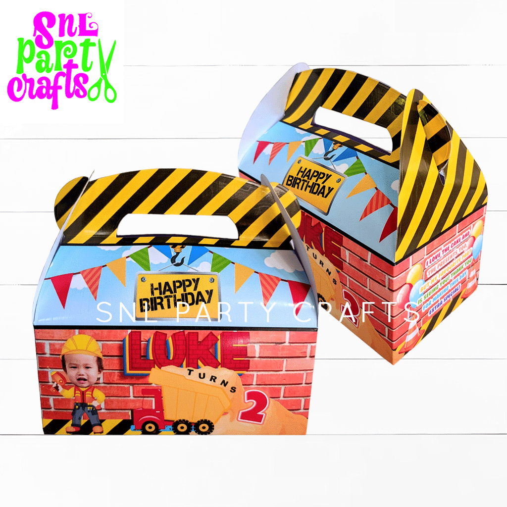 Construction Loot box Personalized Customized Giveaways Souvenir ...