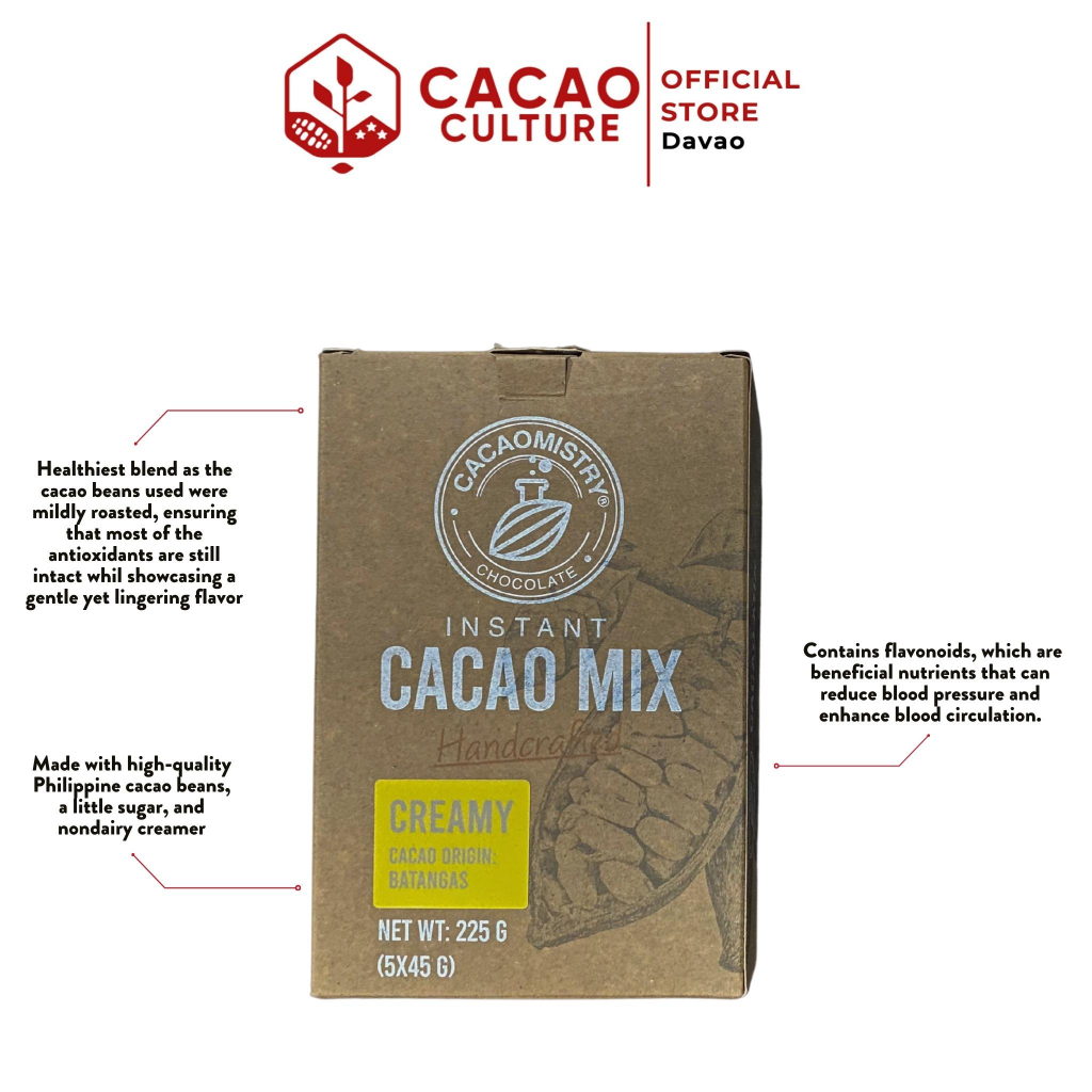 Cacao Culture Cacao Mistry Creamy Instant Cacao Drink Box (Batangas