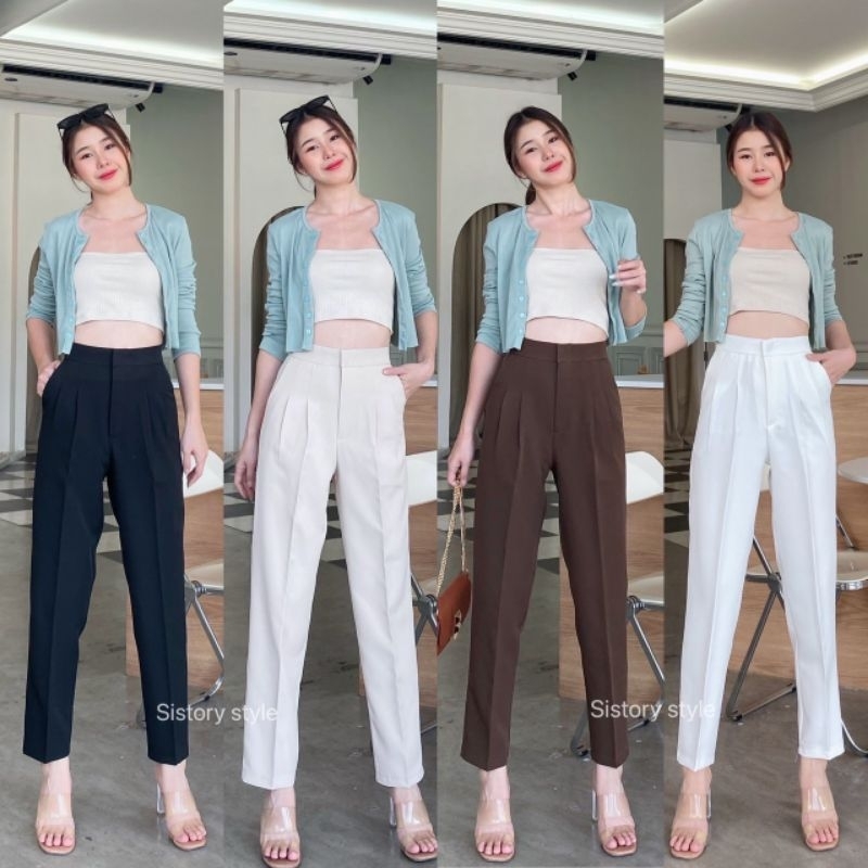 Amber Ankle-Length Trouser (BKK) | Shopee Philippines