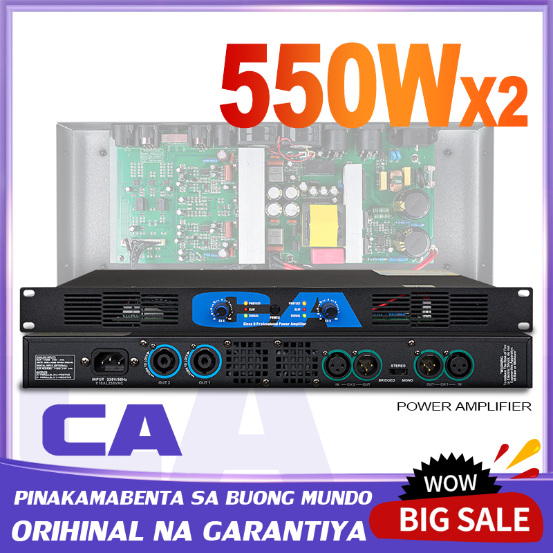 CA characteristic na digital amplifier 550W 2channel drive 12 inch