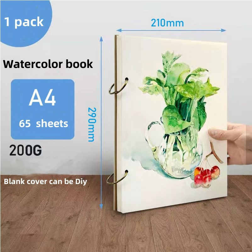 Sketchbook 8K/A4 Thickened Detachable Loose leaf Sketch Book In Kraft