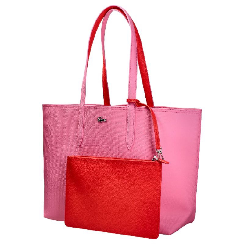 LACOSTE ANNA REVERSIBLE SHOPPING BAG IN RESEDA CORRIDA Shopee Philippines