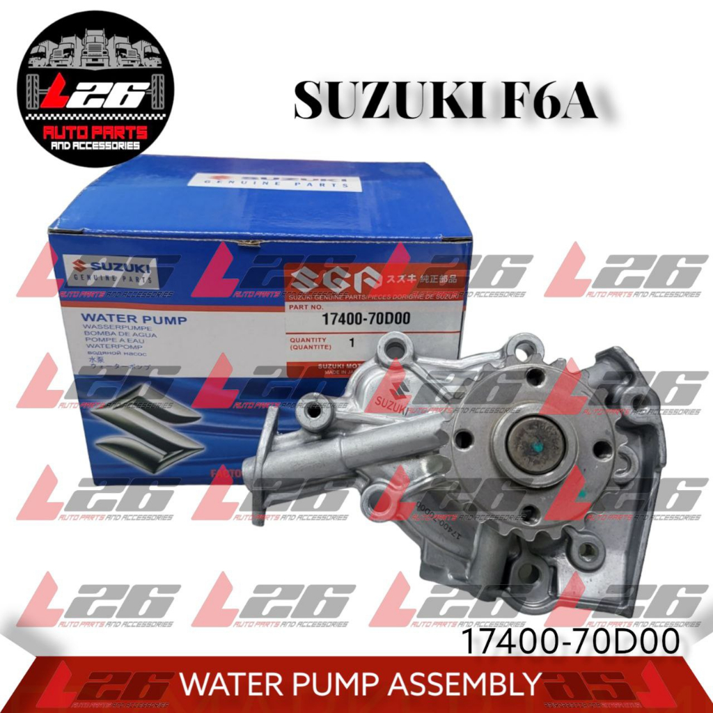 GENUINE Suzuki Multicab F6A Scrum Water Pump Assembly 17400-70D00 WITH ...