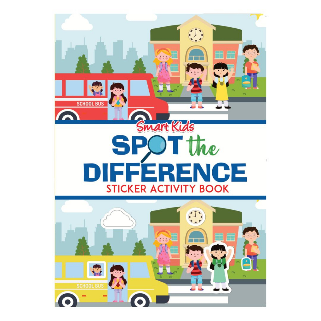Smart Kids Sticker and Activity Book - SPOT THE DIFFERENCE (brand new ...