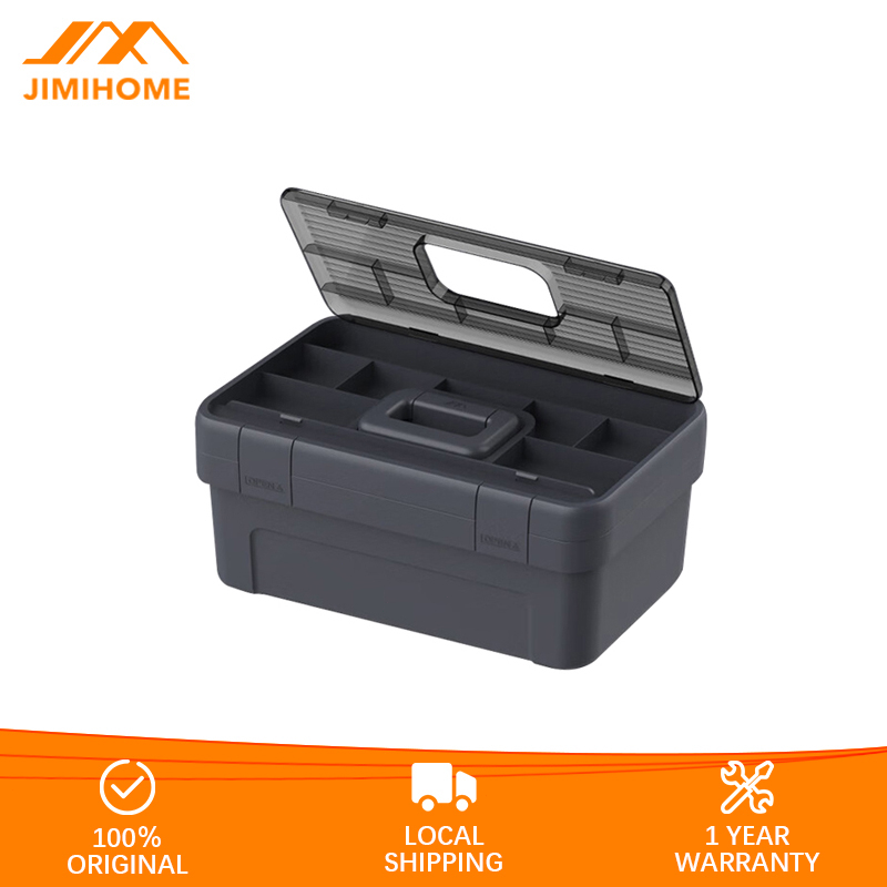 JIMIHOME Tool Box 17 inch Waterproof Heavy Duty Tool Box & Car Boot Organiser Hand Carry Tool
