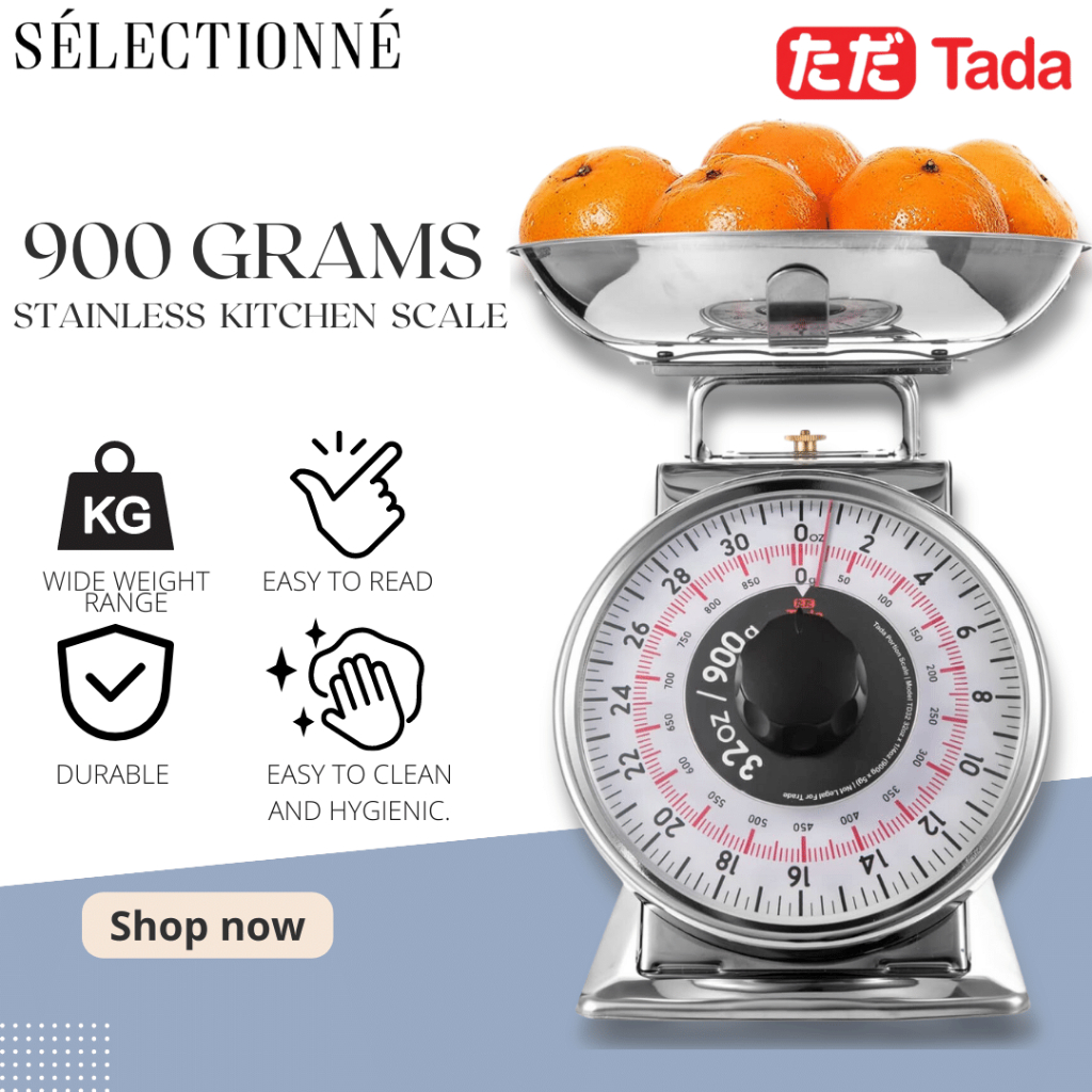 [TADA] TIMBANGAN 900 Grams Kitchen Weighing Scale Bowl type 32 Oz