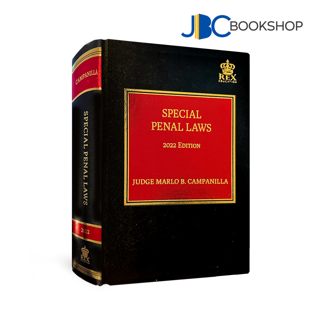 Special Penal Laws 2022 Edition by Judge Marlo Campanilla Shopee