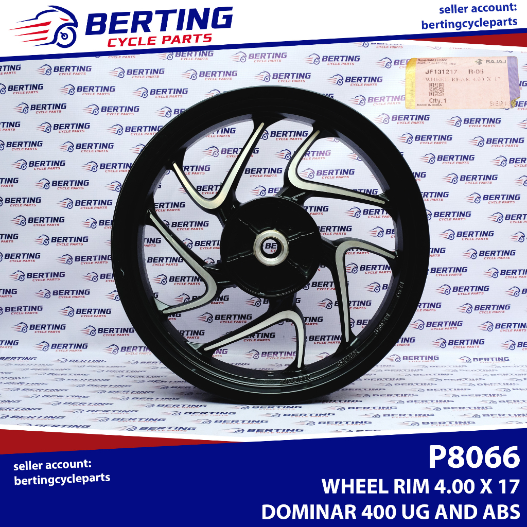 REAR WHEEL MAGS RIM Dominar 400 V1 & UG Genuine JF131217 | Shopee ...