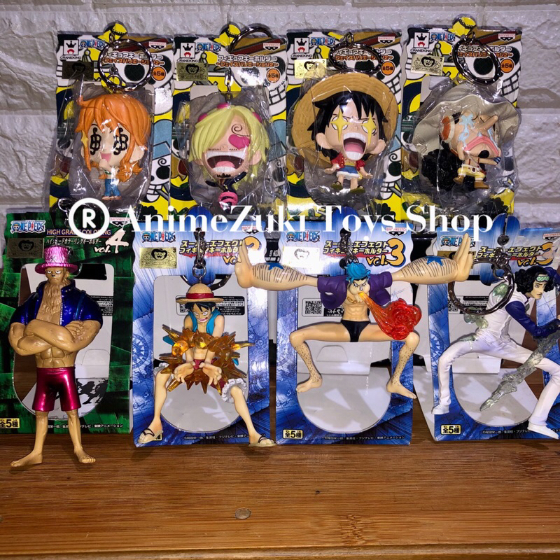 BANPRESTO One Piece Anime Keychains / Mini Figure (per piece) | Shopee ...