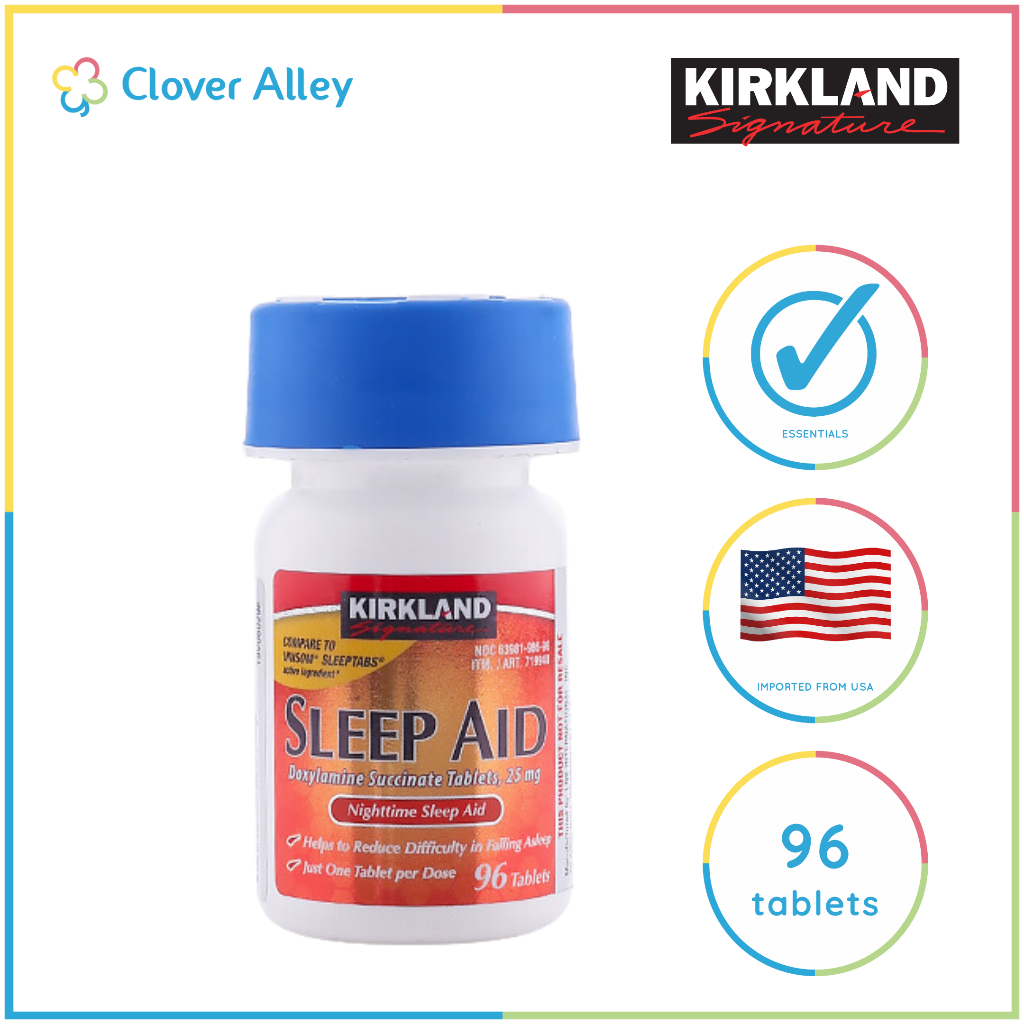 Kirkland Signature Sleep Aid 96 tablets ( Sep 2025 expiry ) Shopee Philippines