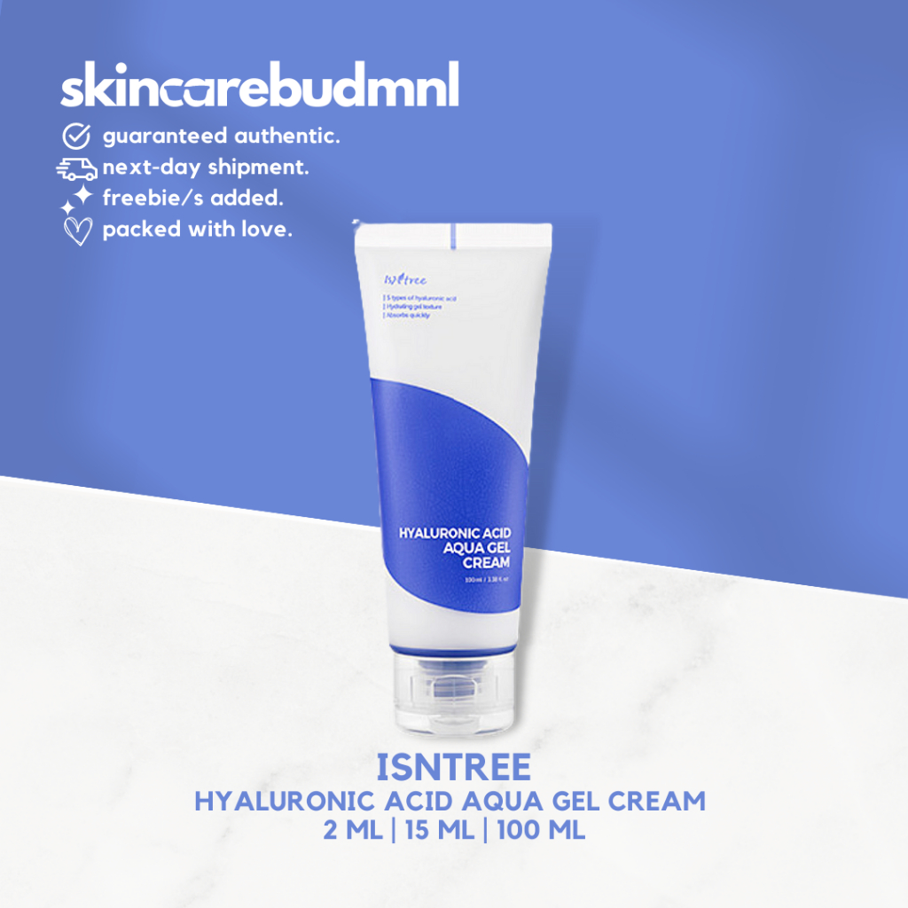ISNTREE Hyaluronic Acid Aqua Gel Cream 100ml 15ml 2 ml by