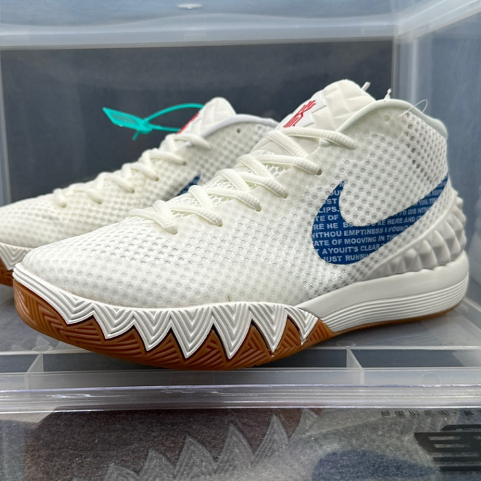 Nike Kyrie 1 White Blue Casual Sports Sneakers for Men Women