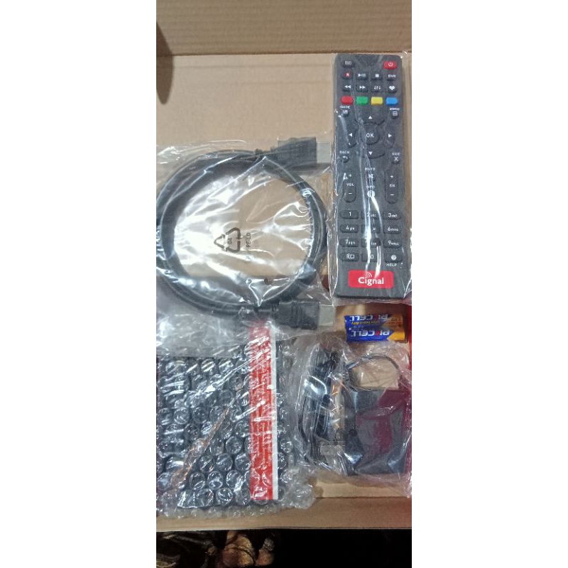 Cignal box complete accessories | Shopee Philippines