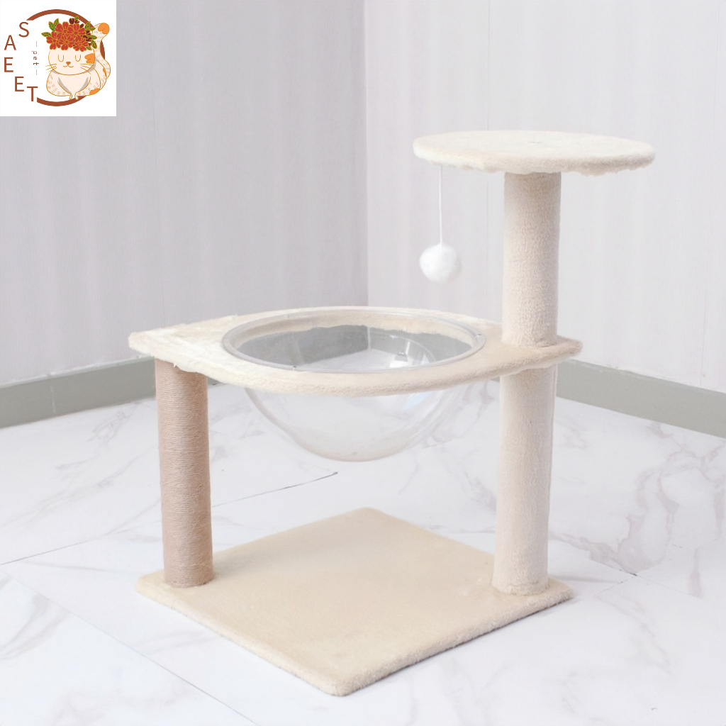 Cat Climbing Frame Cat House Tower For Indoor Cats MultiLevel Cattery