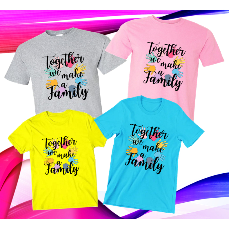 FAMILT T-SHIRT FOR FAMILY REUNION HAND TOGETHER | Shopee Philippines