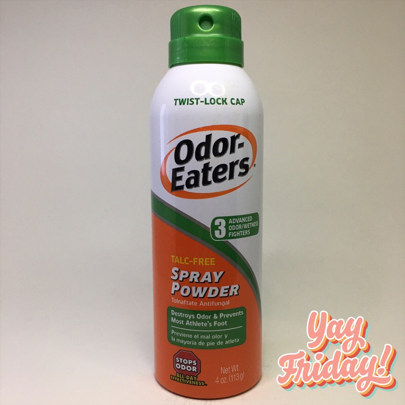 OdorEaters Foot Spray Powder Deodorant Odor Control & Sweat Absorbing