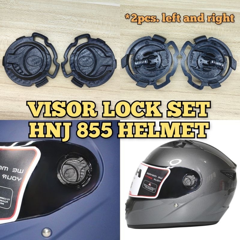 Visor Lock Set HNJ 855 Full Face Helmet Shopee Philippines