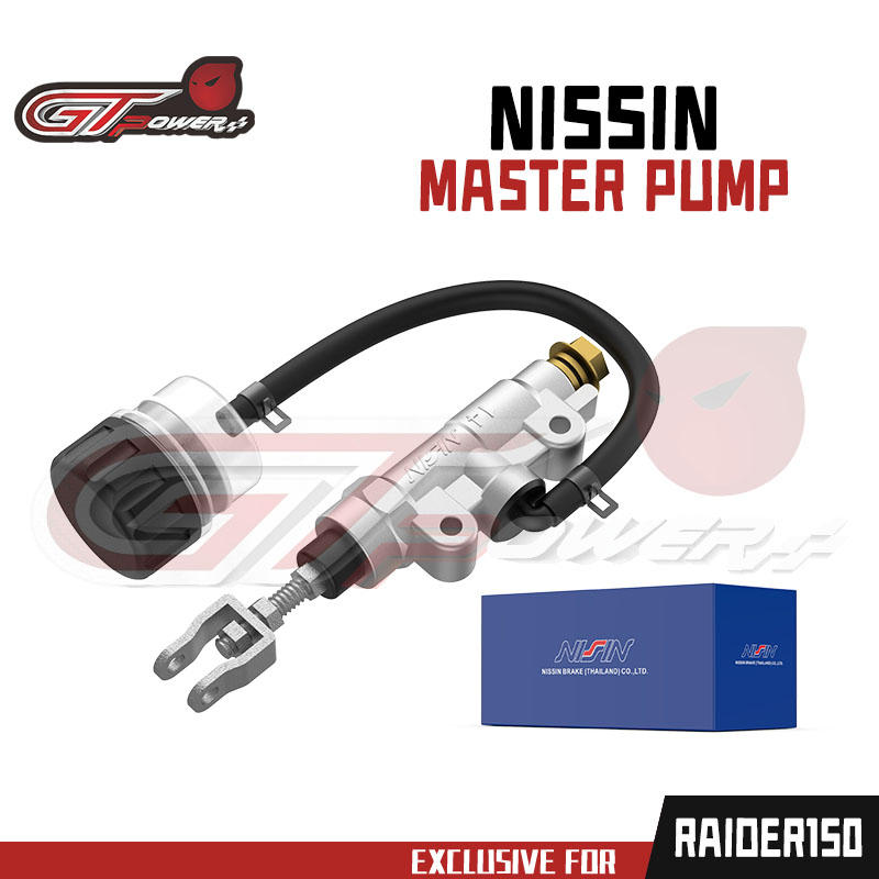 NISSIN REAR MASTER PUMP UNIVERSAL XRM / RAIDER150 SILVER REAR BRAKE