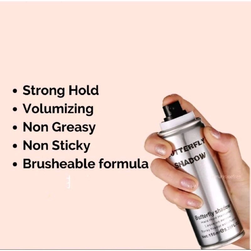 Butterfly Shadow Hair Spray 150ml/320ml/600ml | Shopee Philippines