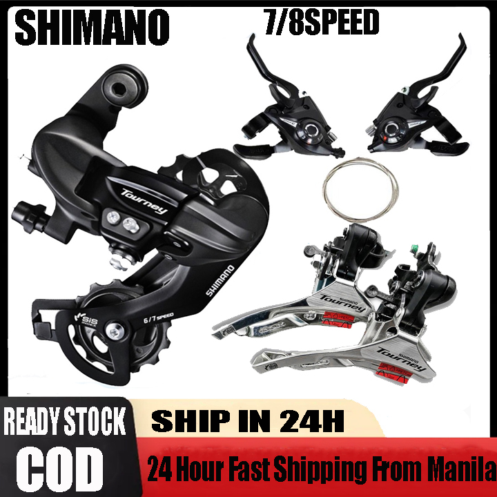 Shimano Tourney TY300 7/8Speed Rear Derailleur EF51 7/8 Speed Shifter ...