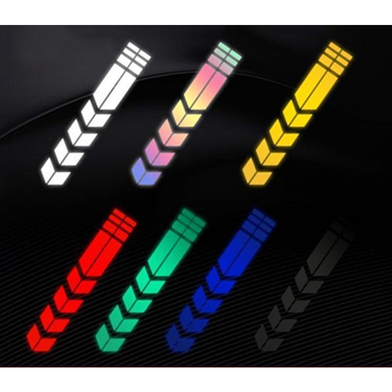 Motorcycle Reflective decals sports Wheel car Waterproof sticker on