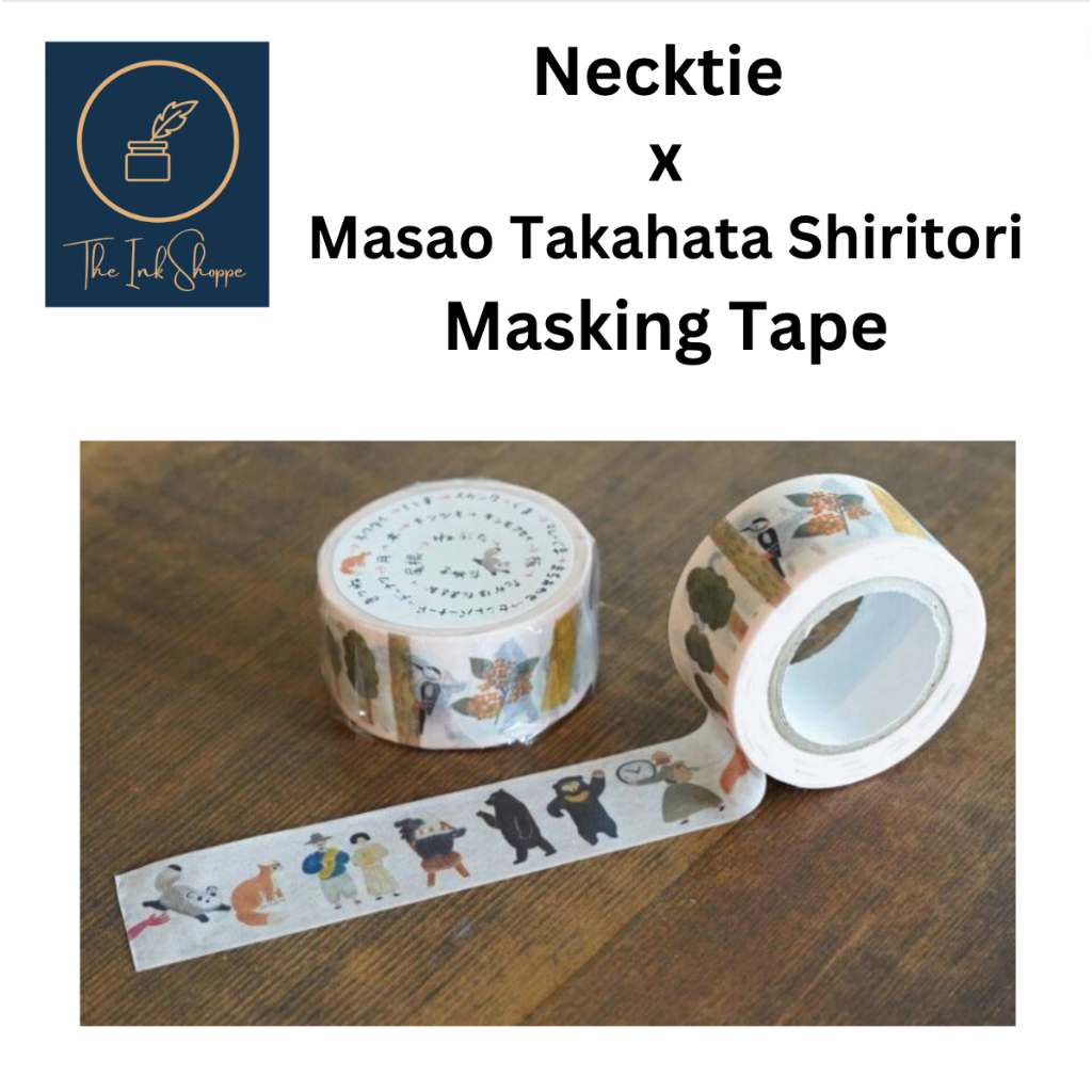 Necktie x Masao Takahata Shiritori Masking Tape FULL Roll | Shopee ...