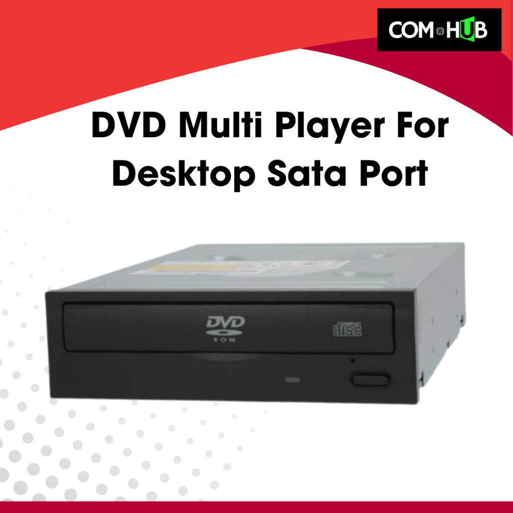 Com Hub PC DVD Rom Internal for Desktop SATA power Internal (USED
