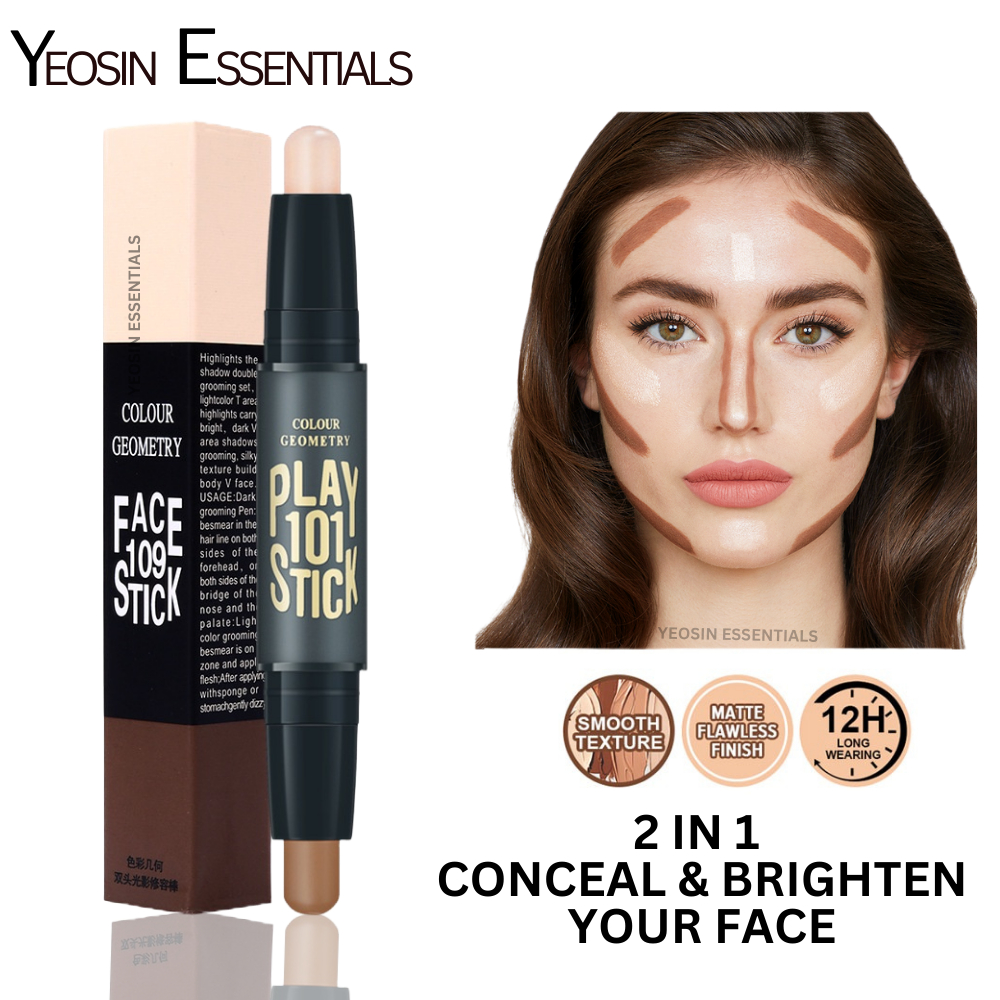 2 in 1 Concealer Highlight Shadow Face Contouring Makeup Concealer