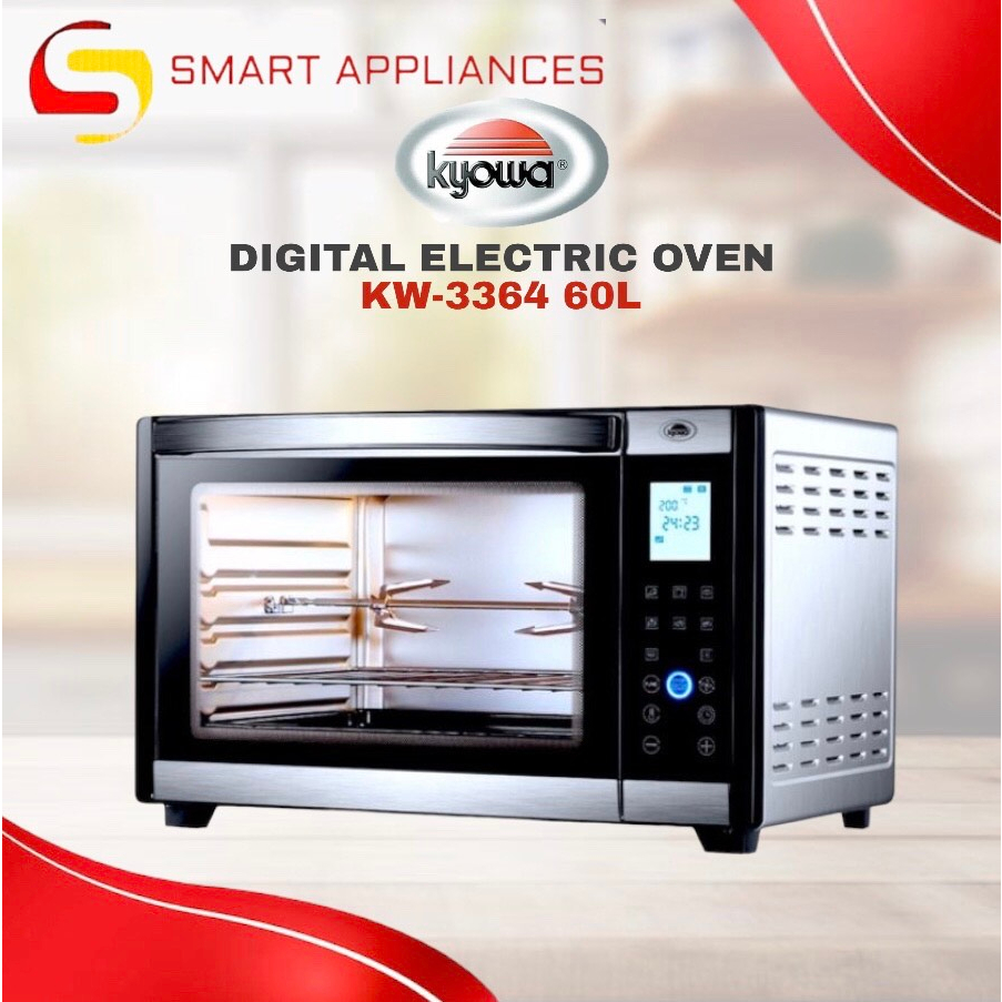 Kyowa Digital Electric Convection Oven 60L Kw3364 Stainless Body Shopee Philippines