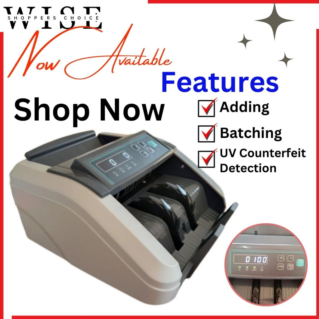 Automatic Bill Counter with UV Detection, Fake Money Detector Machine