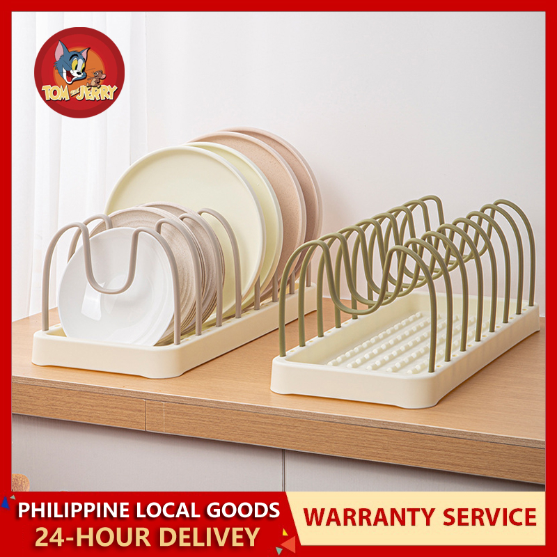 Pot Organizer Rack Dish Drain Rack Kitchen Storage Rack Pot Cover Rack ...