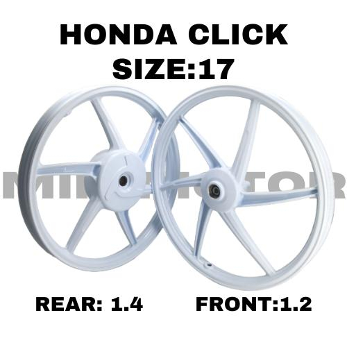 G-REN MAGS HONDA CLICK SIZE 17 FRONT:1.20 REAR:1.40 | Shopee Philippines