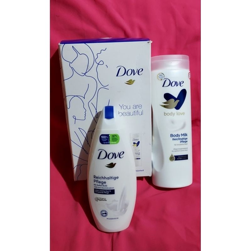 DOVE BODY LOTION & BODY WASH (GIFT SET) Shopee Philippines