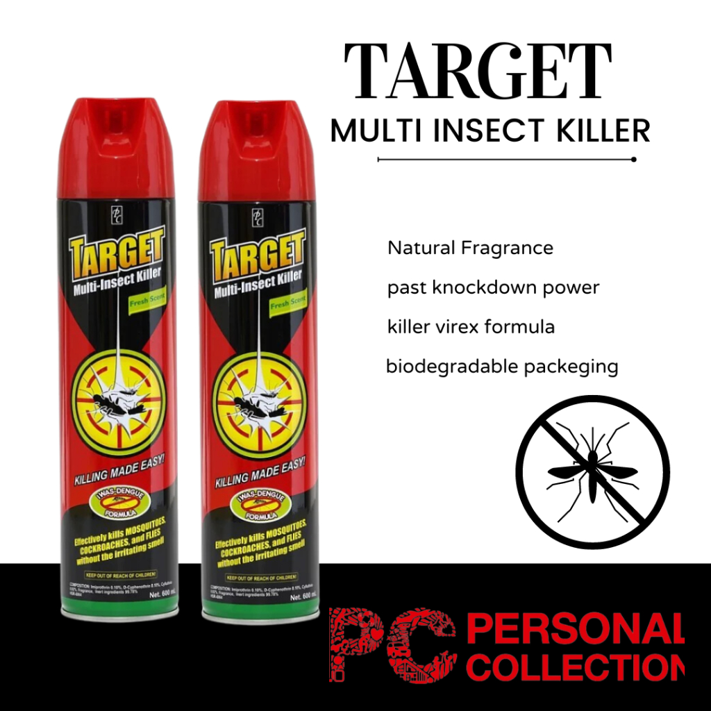 Personal Collection Target Multi Insect Killer/600ml | Shopee Philippines